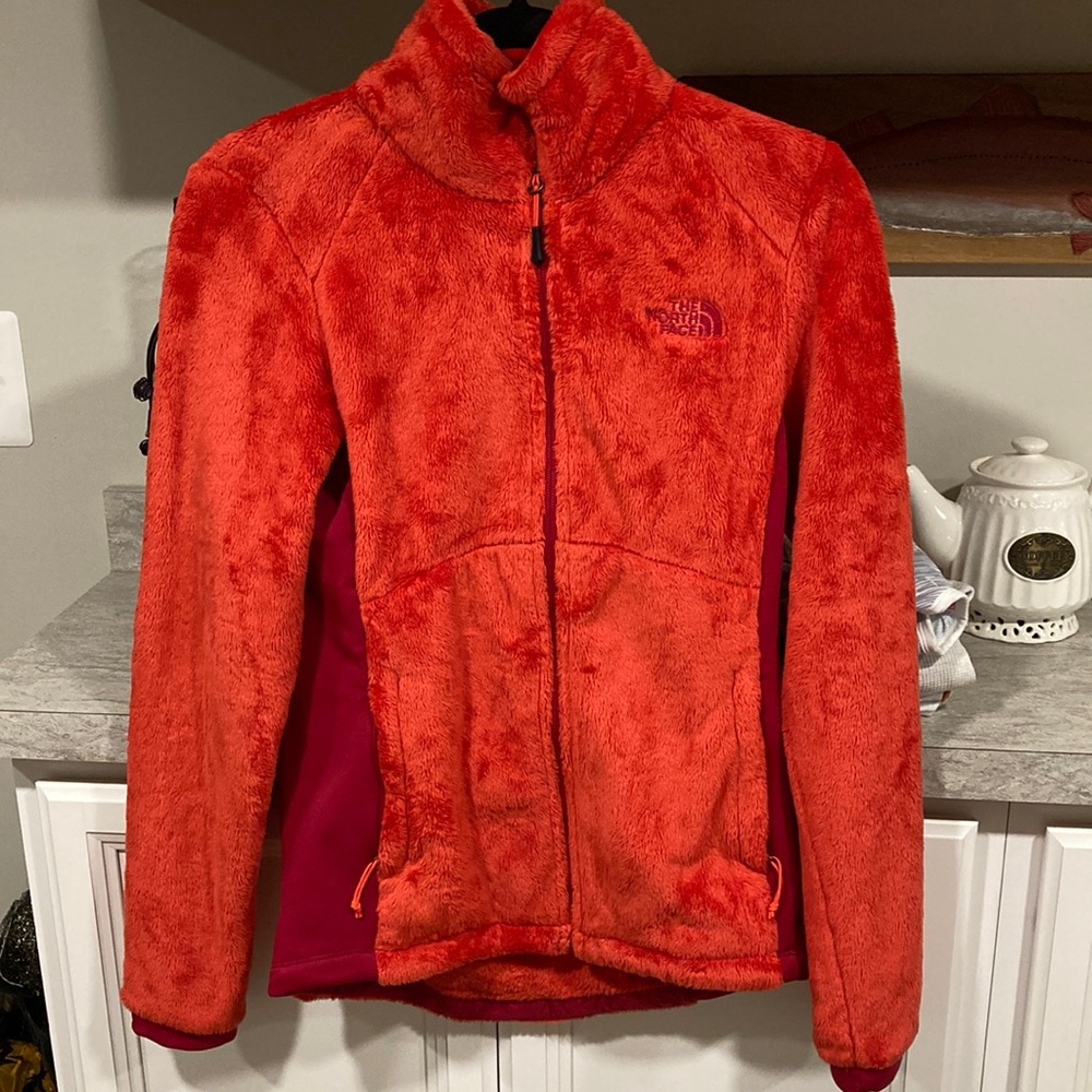 Womens Small North Face Red Fleece size small